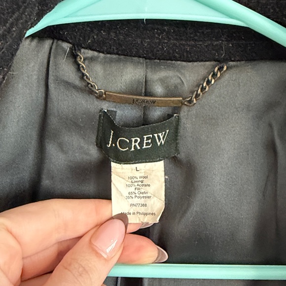 J. Crew Black Wool Peacoat - Picture 8 of 11